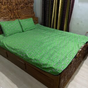 সাড়ে৬/৭ ফিট বালিশ কভার সহো ওয়াটারপ্রুফ বিছানার চাদর