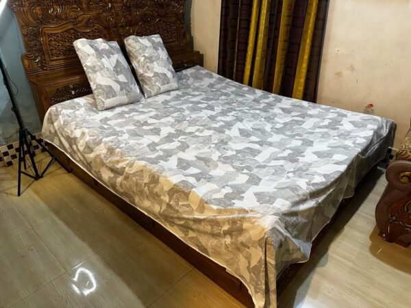 ৭/সাড়ে ৮ ফিট বালিশ কভার সহো ওয়াটারপ্রুফ বিছানার চাদর