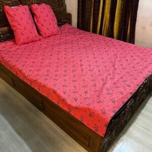সাড়ে৬/৭ ফিট বালিশ কভার সহ ওয়াটারপ্রুফ বিছানার চাদর