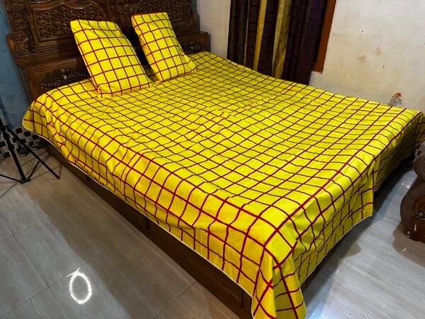 ৭/সাড়ে ৮ ফিট বালিশ কভার সহো ওয়াটারপ্রুফ বিছানার চাদর