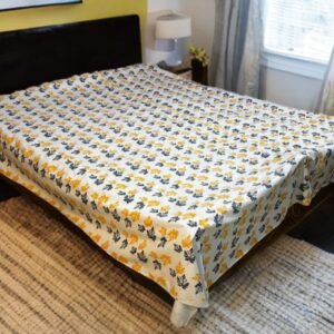 কটন ফেব্রিক্স ৭/৮ ফিট ওয়াটারপ্রুফ বেডশীট