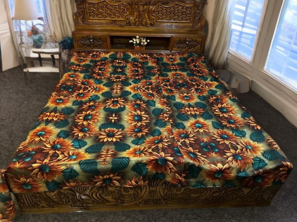 কটন ফেব্রিক্স ৭/৮ ফিট ওয়াটারপ্রুফ বেডশীট