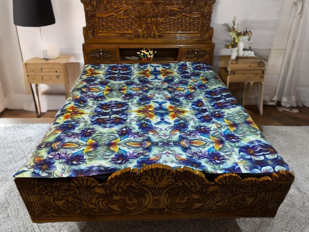 কটন ফেব্রিক্স ৬/৭ ফিট ওয়াটারপ্রুফ বেডশীট