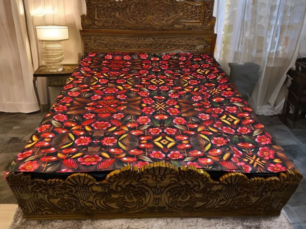 কটন ফেব্রিক্স ৬/৭ ফিট ওয়াটারপ্রুফ বেডশীট